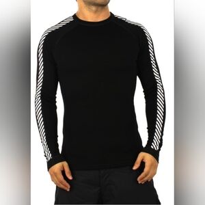 Helly Hansen Black and White Rash Guard